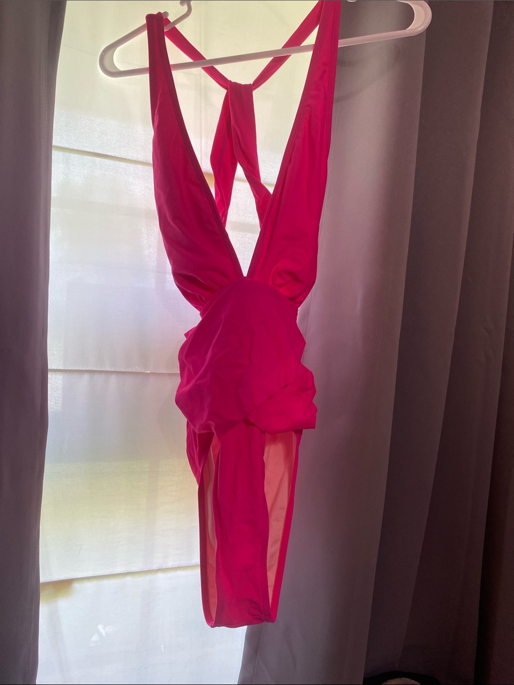 Hot Pink One-Piece Swimsuit